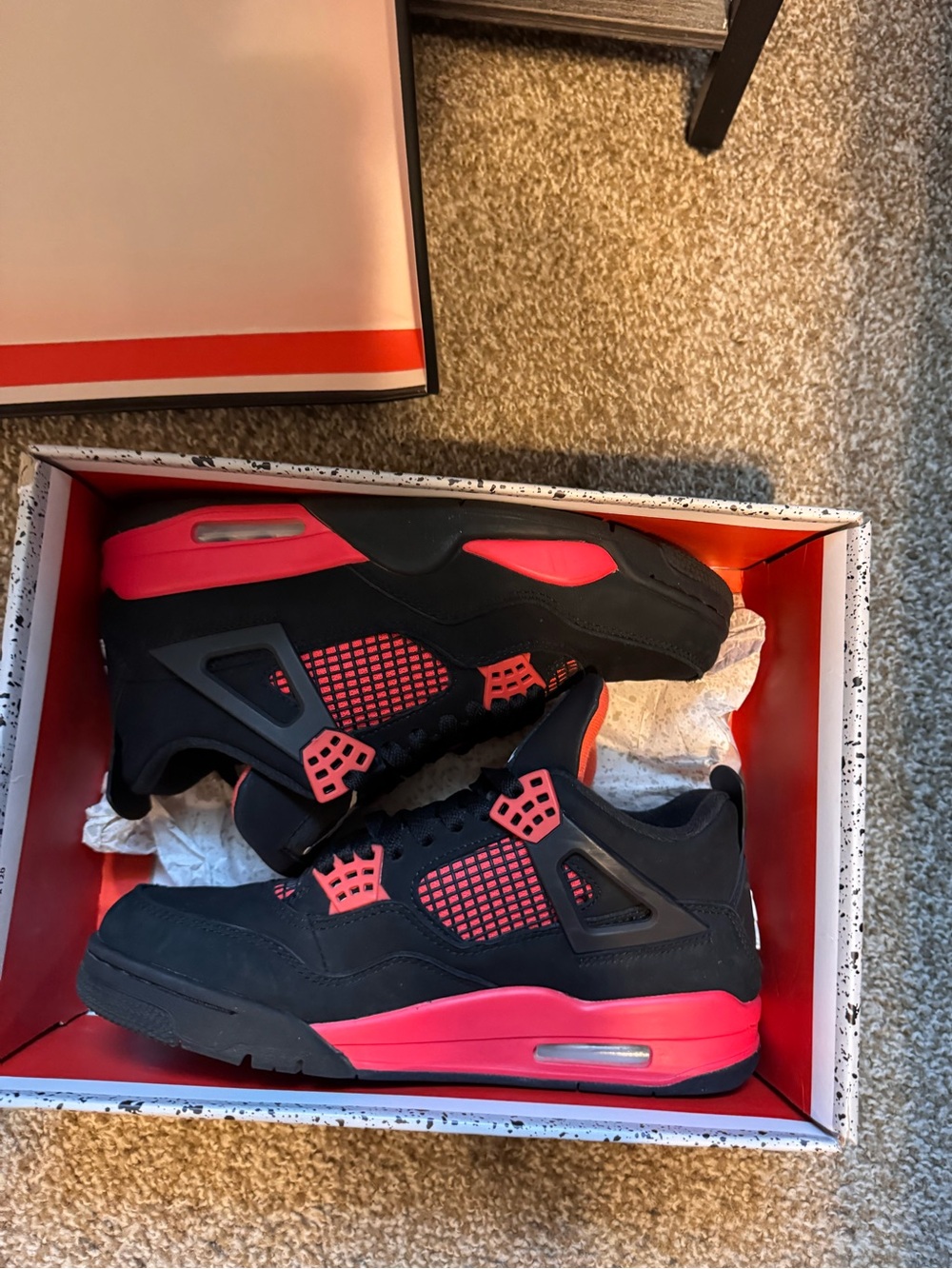 Black and Red Air Jordan 4 Retro